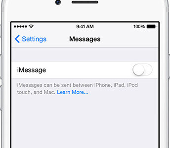 how to turn off imessage for one person