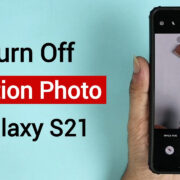 how to turn off motion photo on android