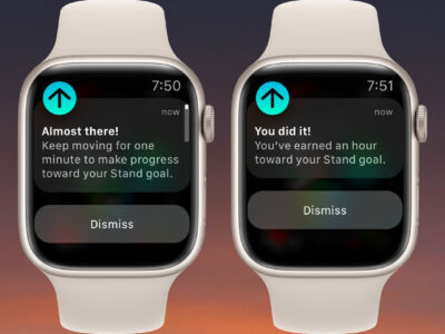 how to turn off time to stand notifications on an apple watch