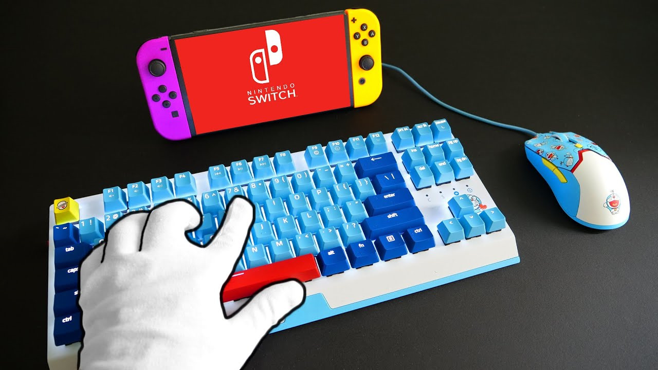 how to use nintendo switch with a keyboard and mouse