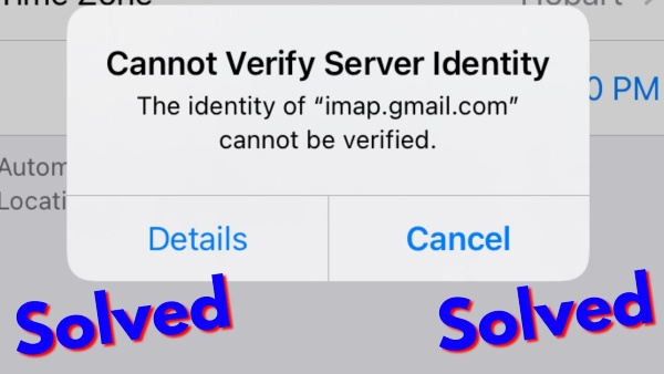 top 6 ways to fix cannot verify server identity error on iphone