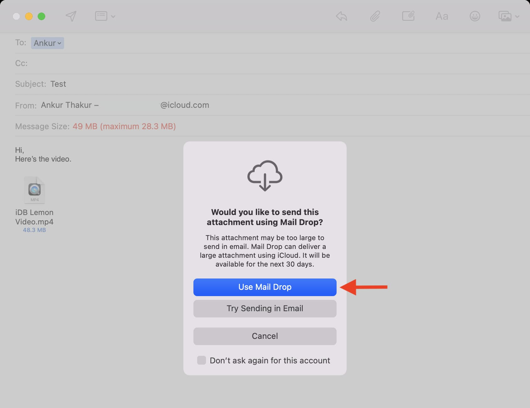 what is mail drop how to use mail drop on iphone and mac