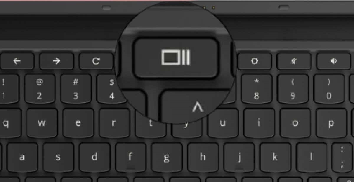 what is the show windows button on chromebook