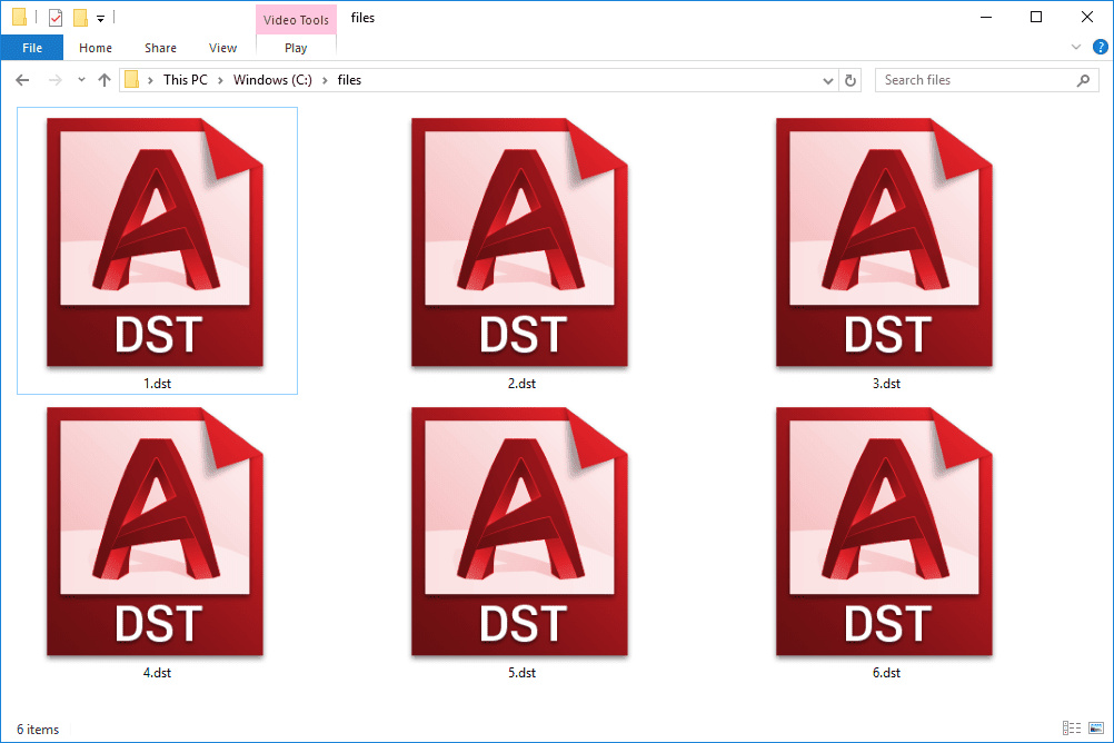whats a dst file and how do you open one